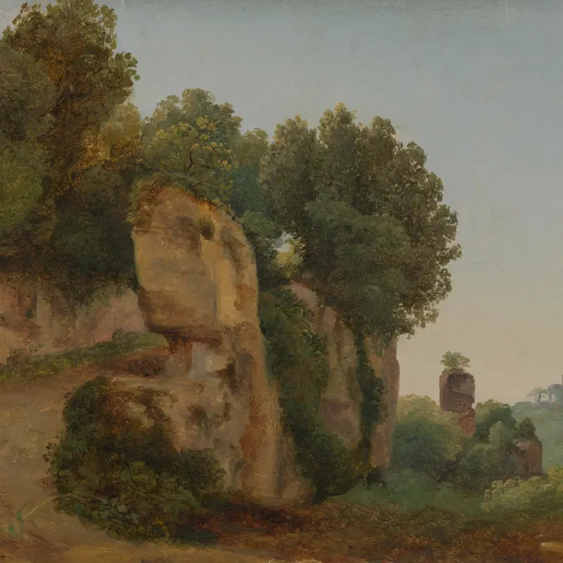 View of the Aventine Hill from the Palatine