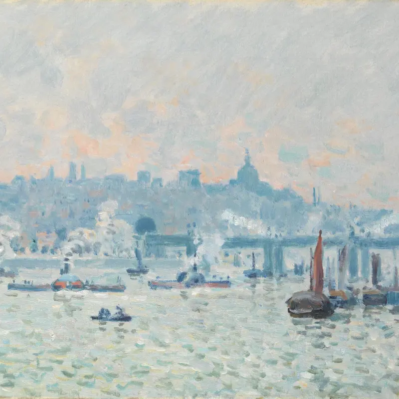 View of the Thames: Charing Cross Bridge