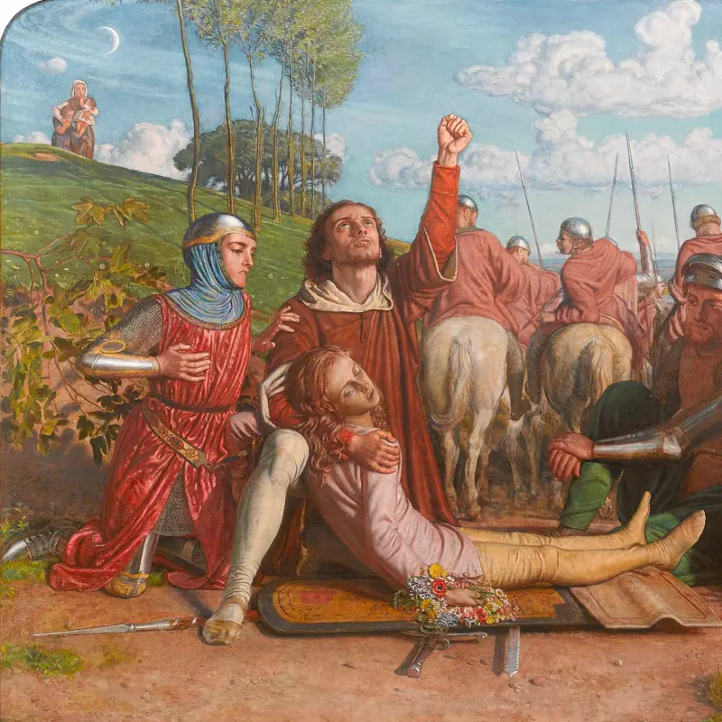 Rienzi vowing to obtain Justice for his Brother's Death