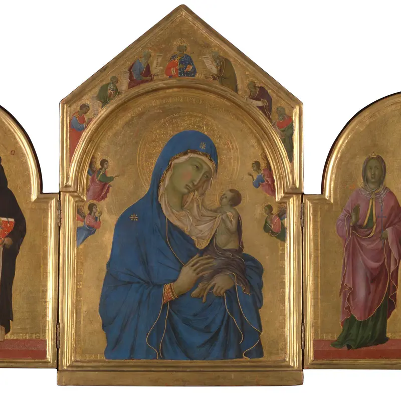 The Virgin and Child with Saints Dominic and Aurea