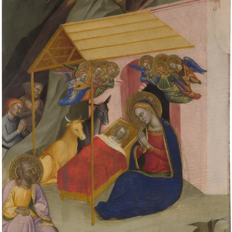 The Nativity with the Annunciation to the Shepherds