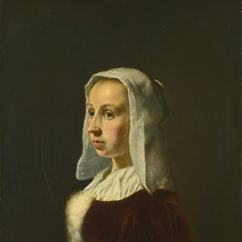 Portrait of the Artist's Wife, Cunera van der Cock