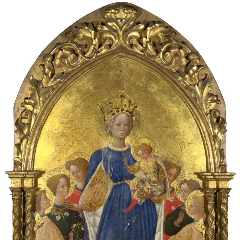 The Virgin and Child with Six Angels and Two Cherubim