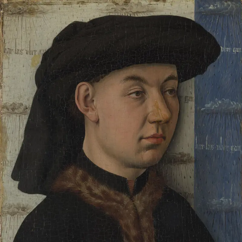 A Young Man holding a Ring