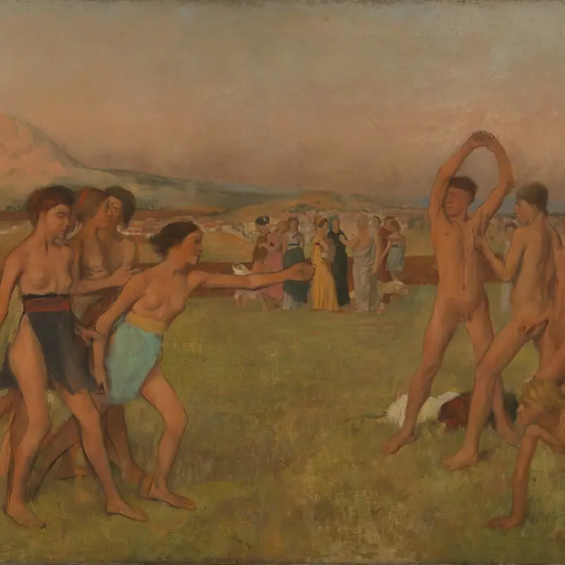 Young Spartans Exercising