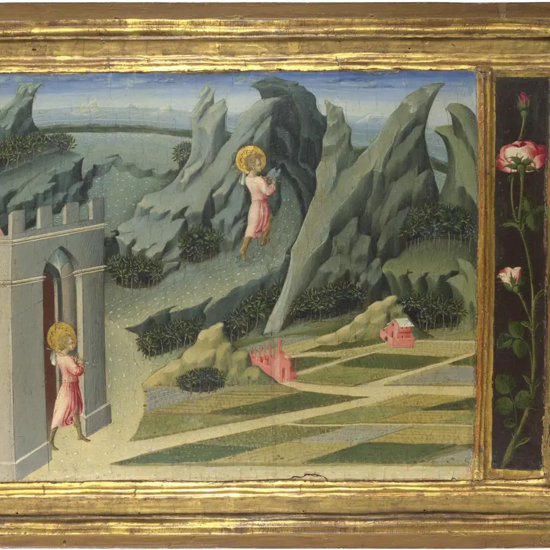 Saint John the Baptist retiring to the Desert