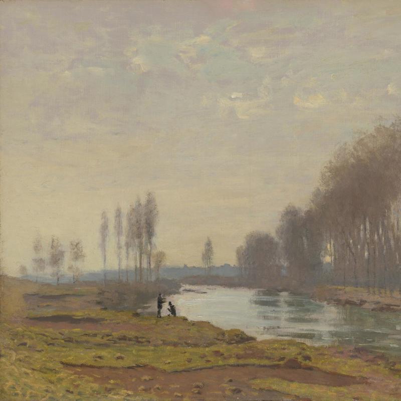 Why is Monet's simple scene important to modern landscape painting?
