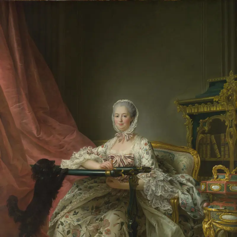 Madame de Pompadour at her Tambour Frame