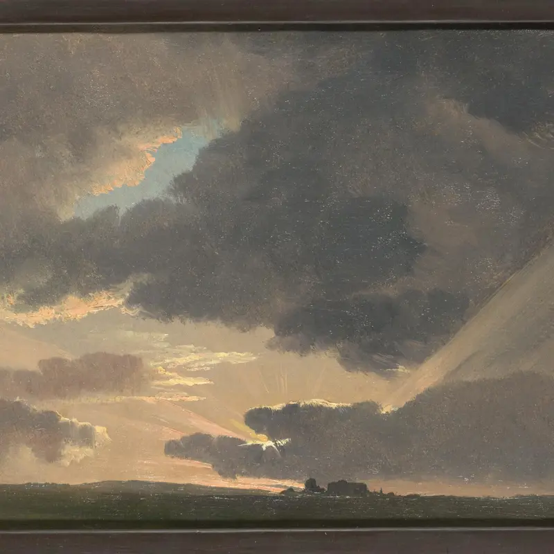 Sunset in the Roman Campagna